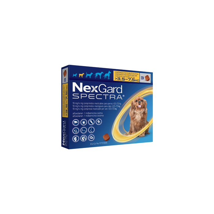 NEXGARD SPECTRA*3,5-7,5KG 3CPR