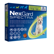 NEXGARD SPECTRA*7,5-15KG 6CPR