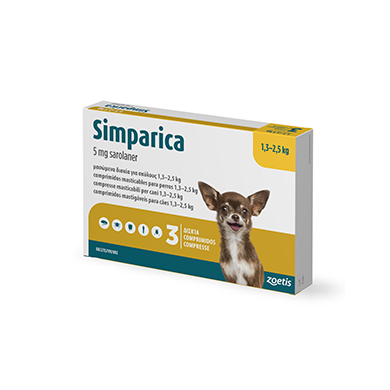 SIMPARICA*3CPR 1,3-2,5KG