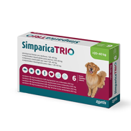 SIMPARICA TRIO*6CPR 20-40KG