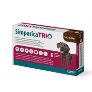 SIMPARICA TRIO*6CPR 40-60KG