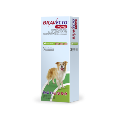 BRAVECTO TRIUNO*3CPR 10-20KG