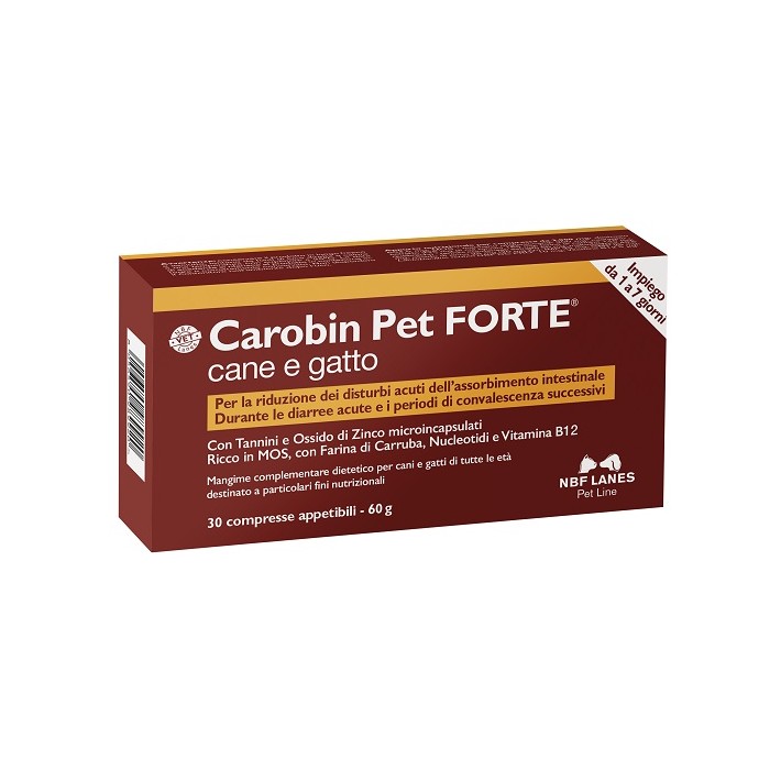 CAROBIN PET FORTE 30CPR